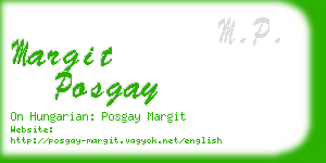 margit posgay business card